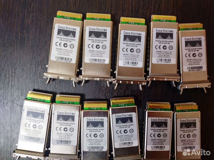 Трансивер Cisco CVR-X2-SFP V01 11штук