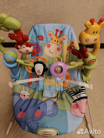 Шезлонг детский Fisher-Price Расти и познавай