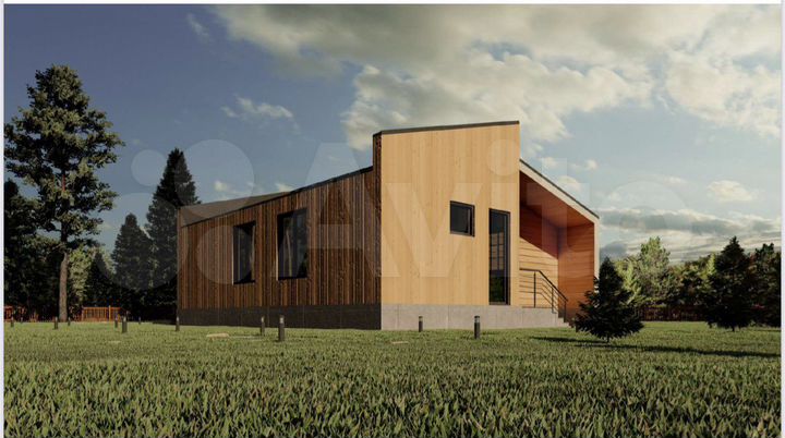 Дом 100 м² на участке 100 сот.