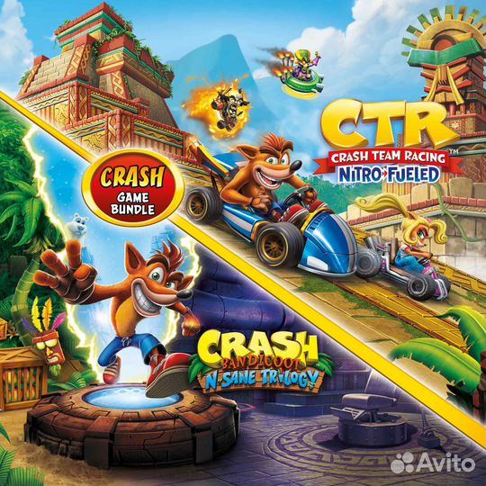 Crash Bandicoot N Sane Trilogy + CTR Nitro PS4/PS5