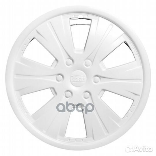 Колпаки колесные 16' 'Бест', белый, компл. 2шт