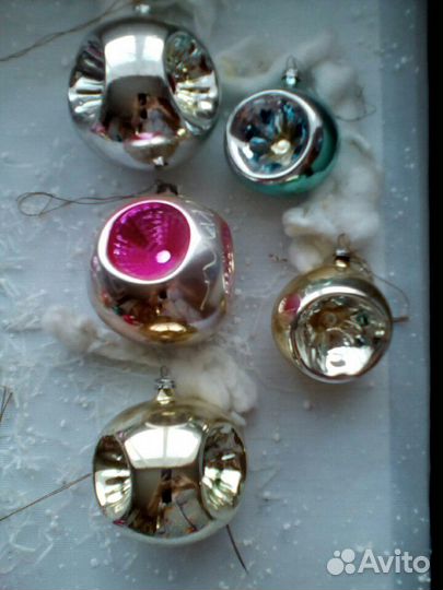 Елочные игрушки СССР