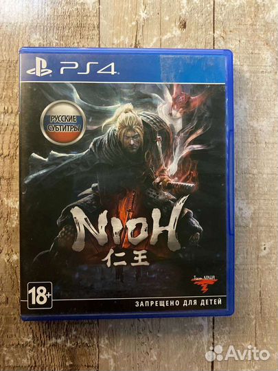 Игры Nioh,Nioh2 для приставок ps4