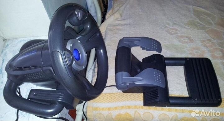 Руль Saitek, Act Labs, геймпад USB Есть