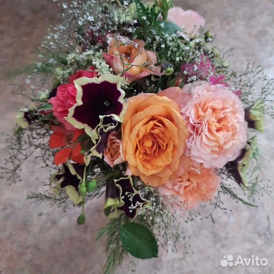 Васильки и минибукеты