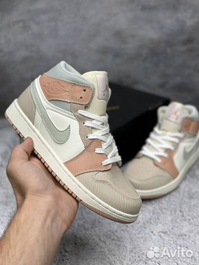 Кроссовки Nike Air Jordan 1 Высокие Женские 36-41р