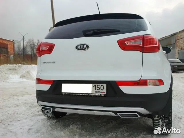 Накладка заднего бампера Kia Sportage III (новая)