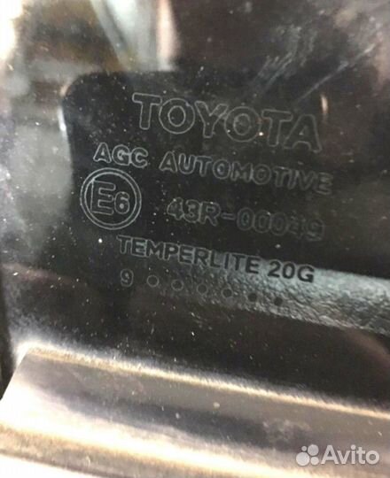 Боковые стекла Toyota Camry V40 Оригенал-Япония