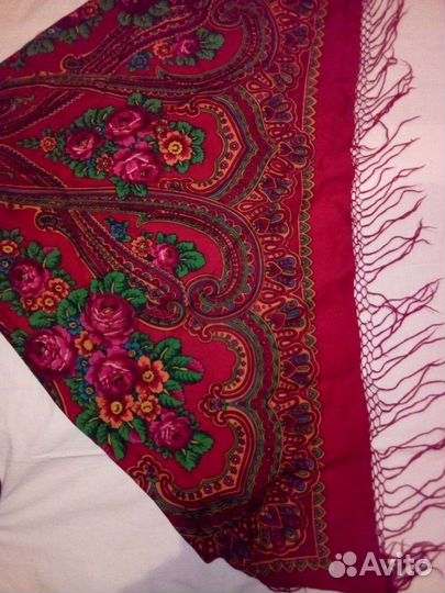 Платок большого размера Винтаж