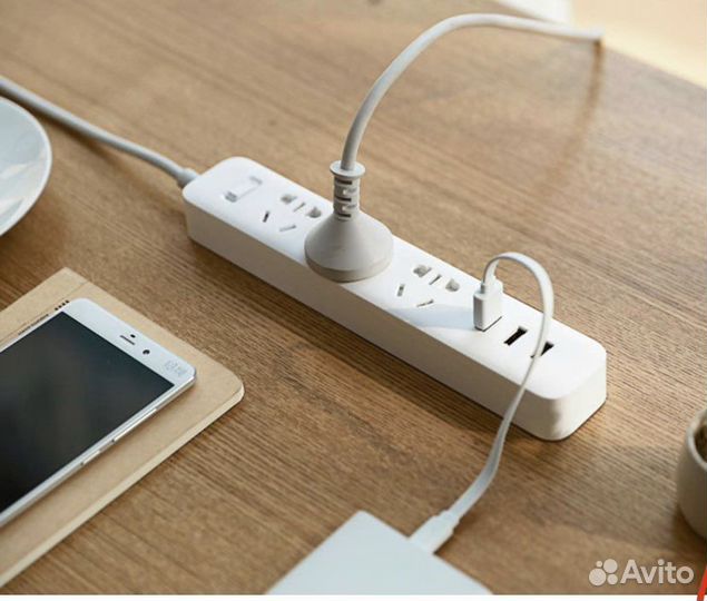 Удлинитель Xiaomi Power Strip 3розетки и 3USB
