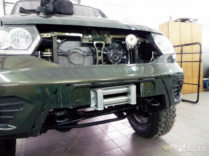 Площадка под лебедку УАЗ «Патриот»