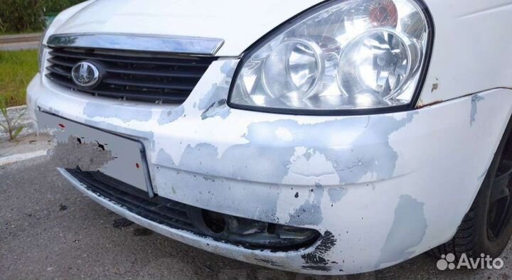 Бампер с решеткой передний Приора 2 приора 1