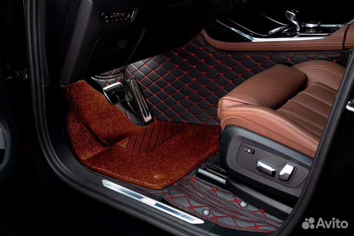 3D Коврики Range Rover Салон Багажник из Экокожи