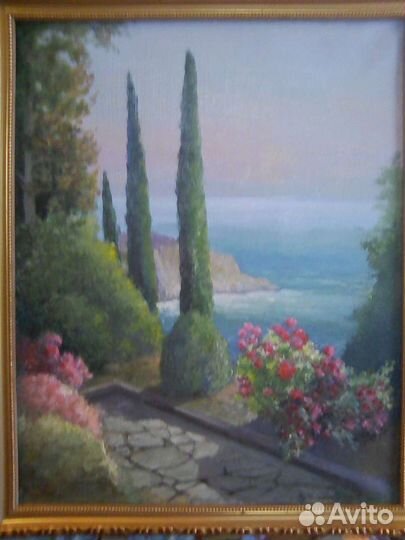 Картина маслом на холсте пейзаж