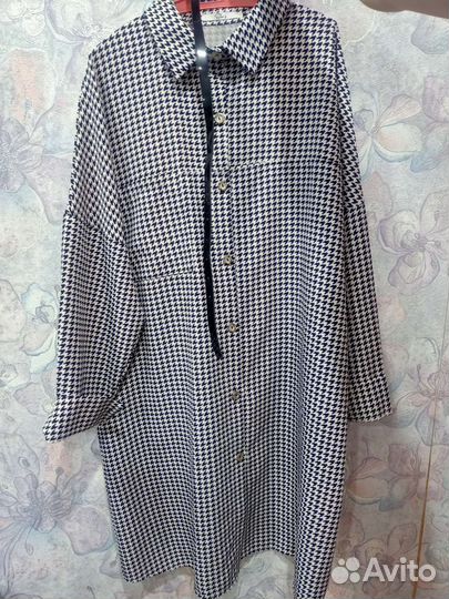 Платье рубашка 50