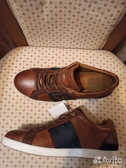 Новые кожаные кеды Pantofola D'Oro р.41-40 Италия