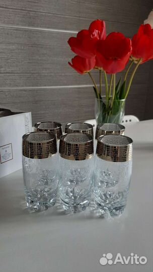 Новый набор стаканов 6 шт