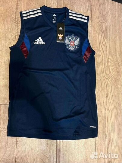 Футболка безрукавка adidas сборной России