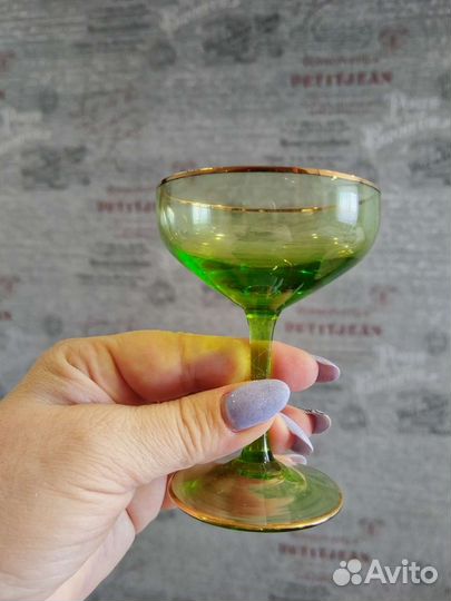 Фужеры Рюмки Шампанки Богемия Zlata Zuzana