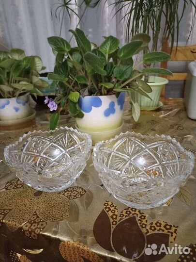 Салатник хрустальный СССР