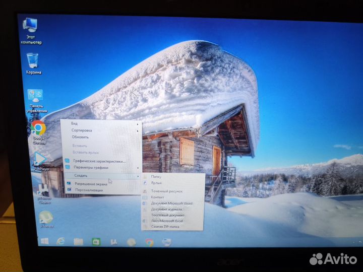 Ноутбук acer, есть дефект