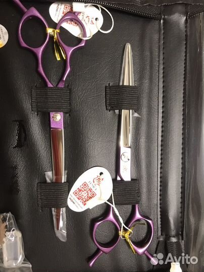 Набор 4 ножниц для груминга Fenice 7 дюймов