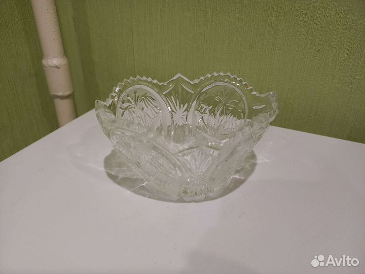 Салатник хрустальный