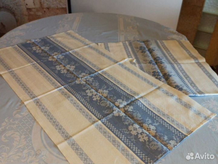 Столовая дорожка лен СССР салфетки кольца
