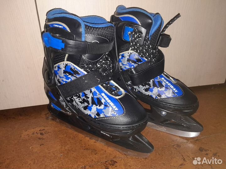 Коньки детские раздвижные 31-33