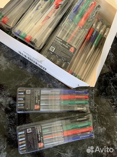 Канцелярия ручки маркеры