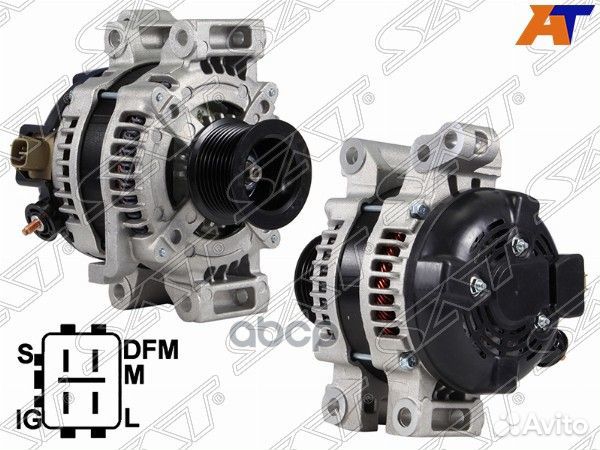 Генератор toyota land cruiser 200 4.5D 07- 1vdftv