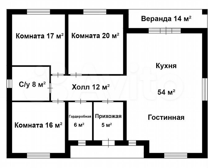 Дом 160 м² на участке 10 сот.