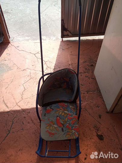 Детские санки с колесами