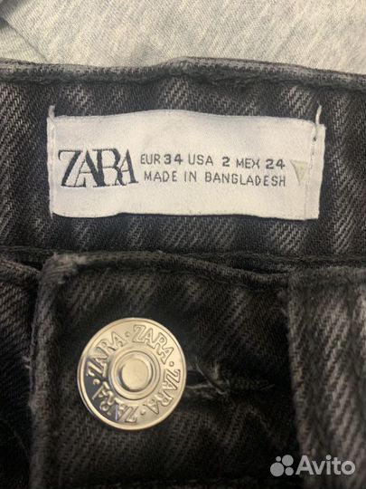 Джинсы zara женские 34 размер