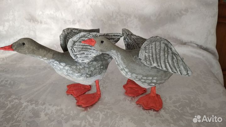 Гусь текстильный