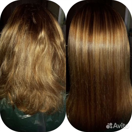 Кератиновое выпрямление, ботокс для волос