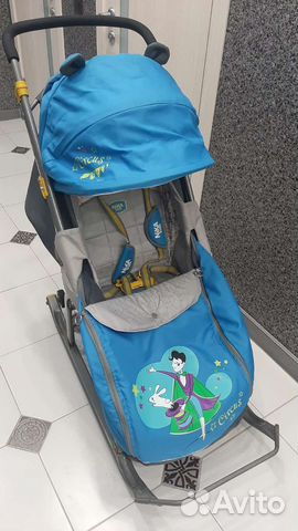 Детские санки коляска бу