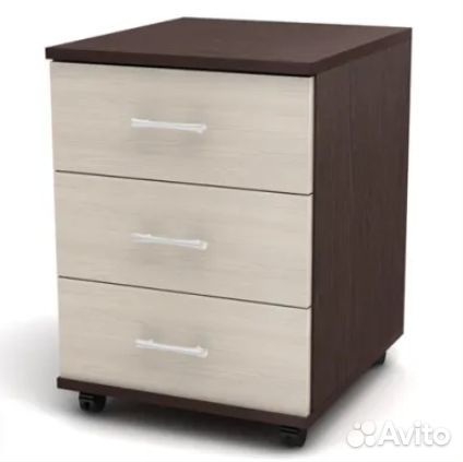 Тумба выкатная с ящиками