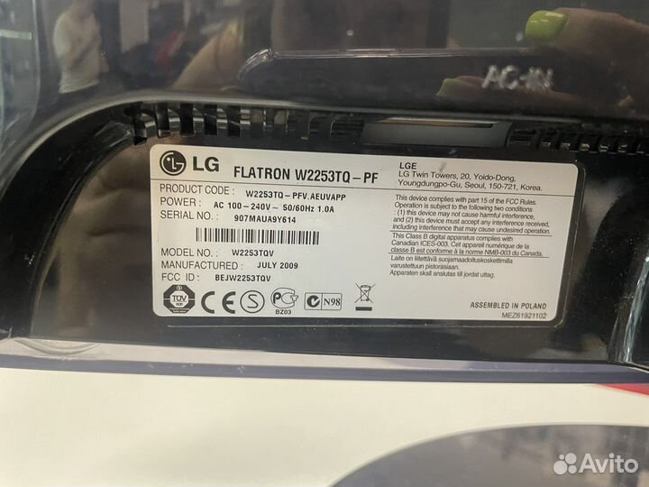 Монитор Lg 22”