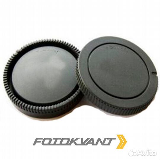 Комплект из крышки задней для объектива и байонета