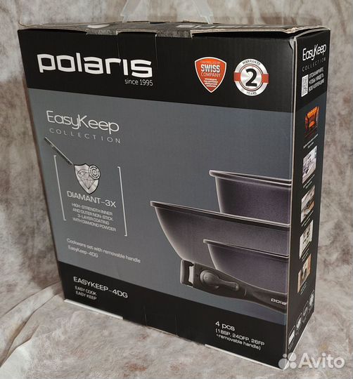 Набор посуды Polaris EasyKeep-4DG - новый