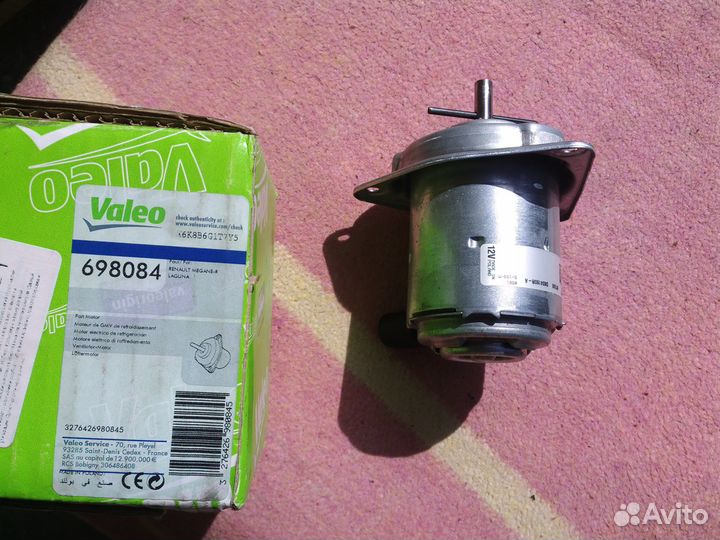 Электродвигатель вентилятора охлаждения Renault