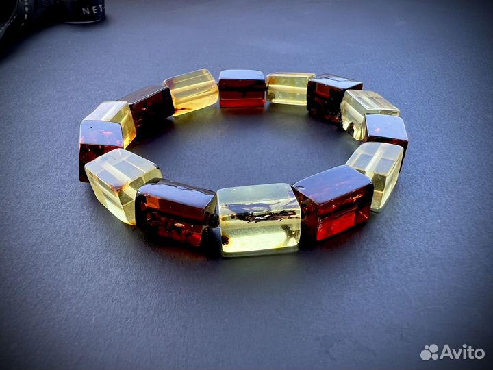Браслет из натурального янтаря