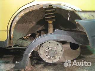 Замена порогов и арок, покраска, кузовной ремонт