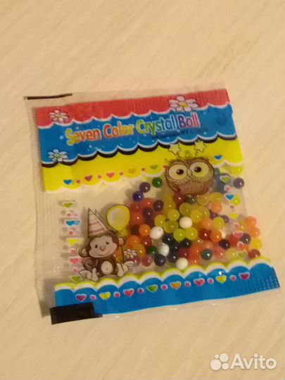 Цветные шарики растущие в воде