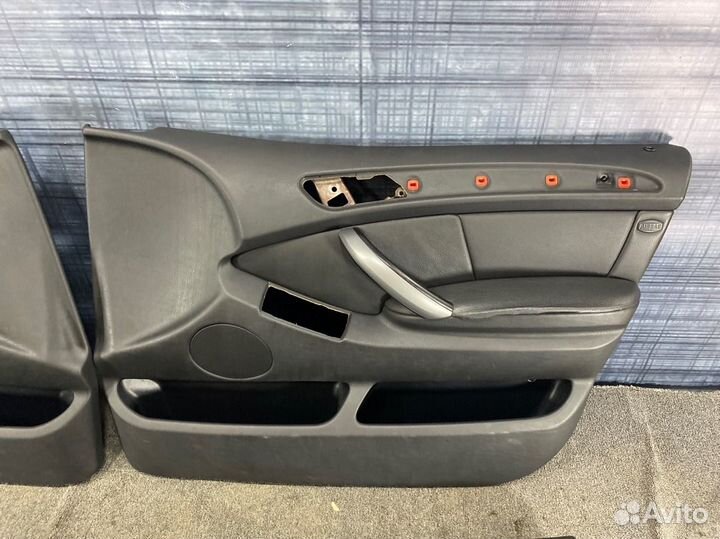 Комплект обшивок дверей Bmw X5 E53 M54 2005