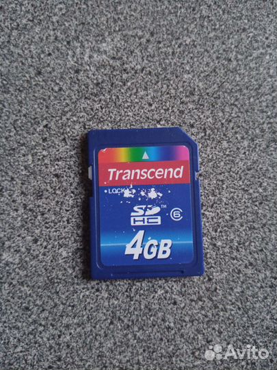 Карта памяти sdhc 4gb
