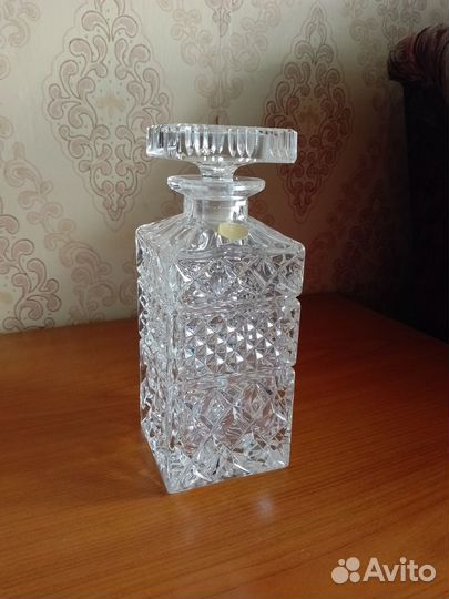 Графин для виски хрустальный