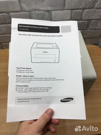 Лазерный принтер HP laser jet P2035