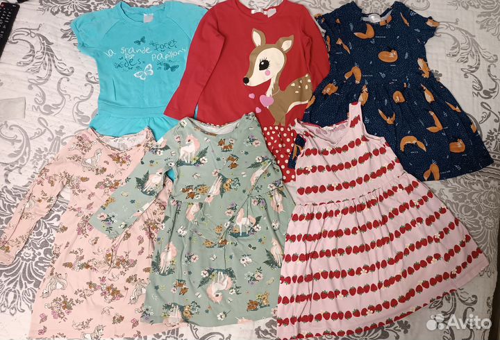 Одежда для девочки пакетом 110 116